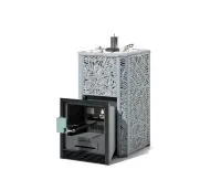 печь для бани изистим ялта 15 модерн premium серый (2025) с ггу-20 (электроподжиг)