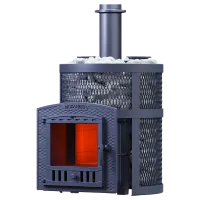 печь для бани gfs искандер ураган 16 (п2) зк чугунная