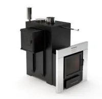 печь для бани изистим анапа м2 боковой вход слева дровяная