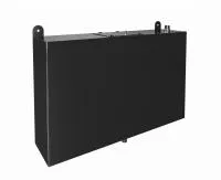 бак изистим выносной 100 л нержавеющий (aisi 430/2 мм) прямоугольный (чёрный)