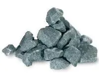 камень для бани перидотит уральский (дунит) обвалованный 40-80 мм, 20 кг